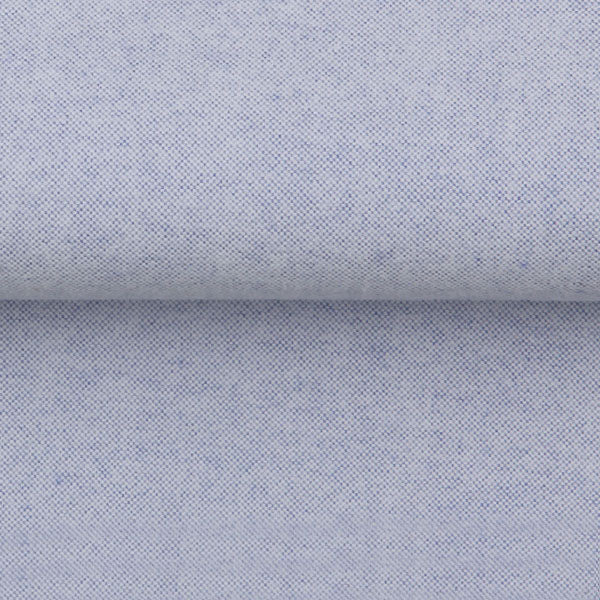Brushed Cotton Flannel Solid — The Velveteen Comfort Shirt in Dark Blue — 100% cotton velveteen-brushed flannel shirt, made to measure