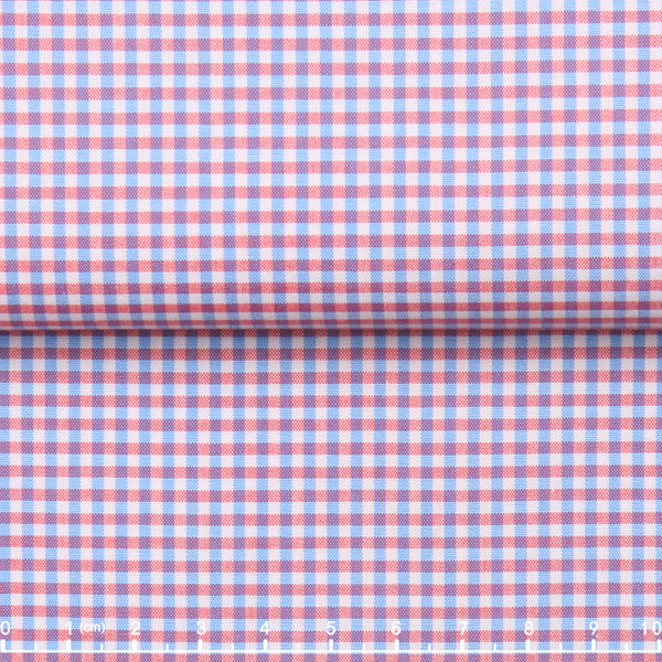 80/2 Non-Iron Check — The Sharp Edge Shirt in Red Check — 100% cotton 80/2 check dress shirt with permanent non-iron finish, made to measure