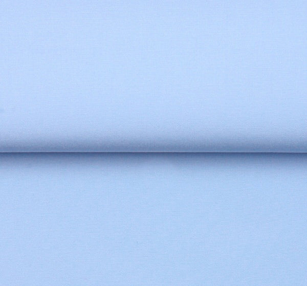Imperial Poplin Shirt in Light Blue — 100% ultra-fine 140/2 cotton poplin dress shirt with liquid-silk finish, made to measure