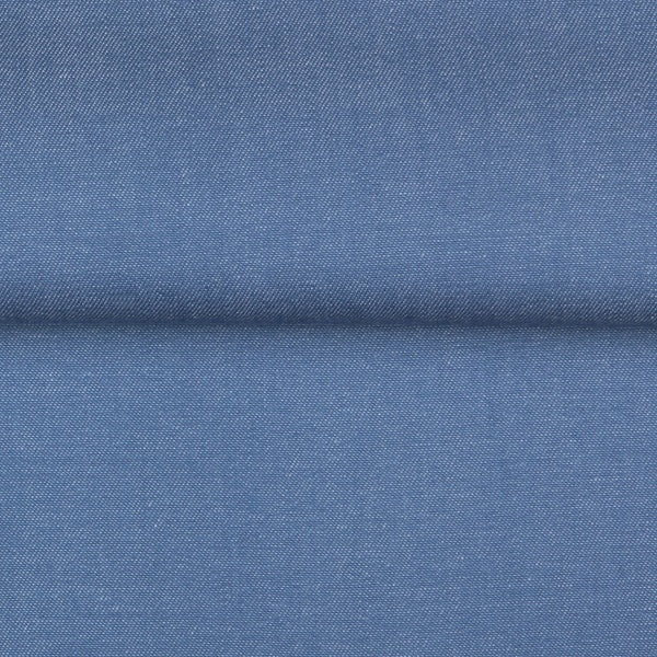 Chambray Denim-Touch — The Rugged Ease Shirt in Blue — 100% cotton chambray shirt with a denim-touch finish, made to measure