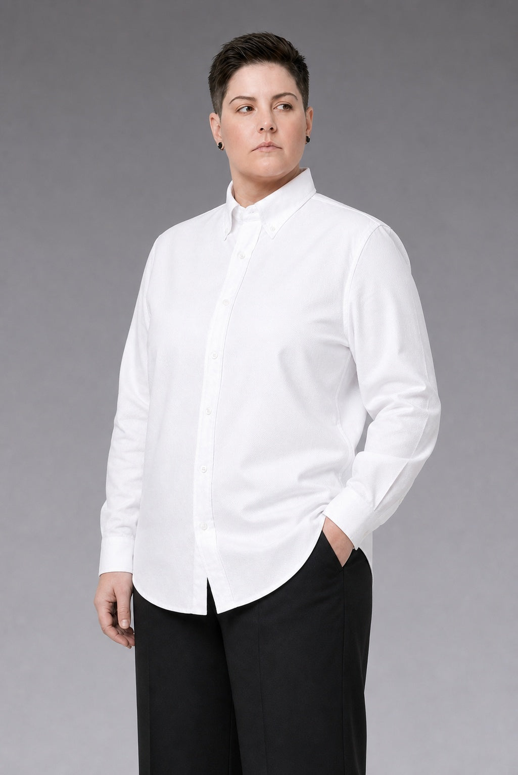Everyday Soft Oxford Shirt — 100% cotton soft-touch oxford dress shirt, made to measure