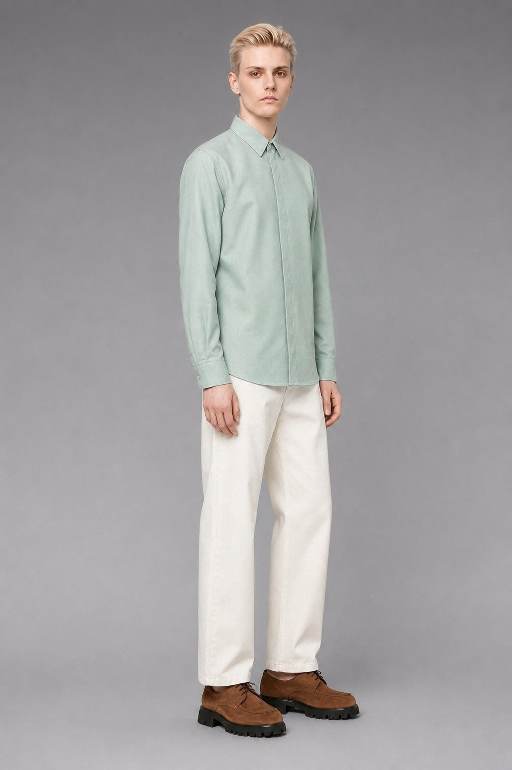 Everyday Soft Oxford Shirt — 100% cotton soft-touch oxford dress shirt, made to measure