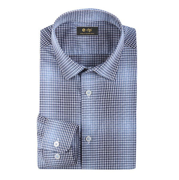 EXTRA SOFT CARBON PEACHED CHECK SHIRT