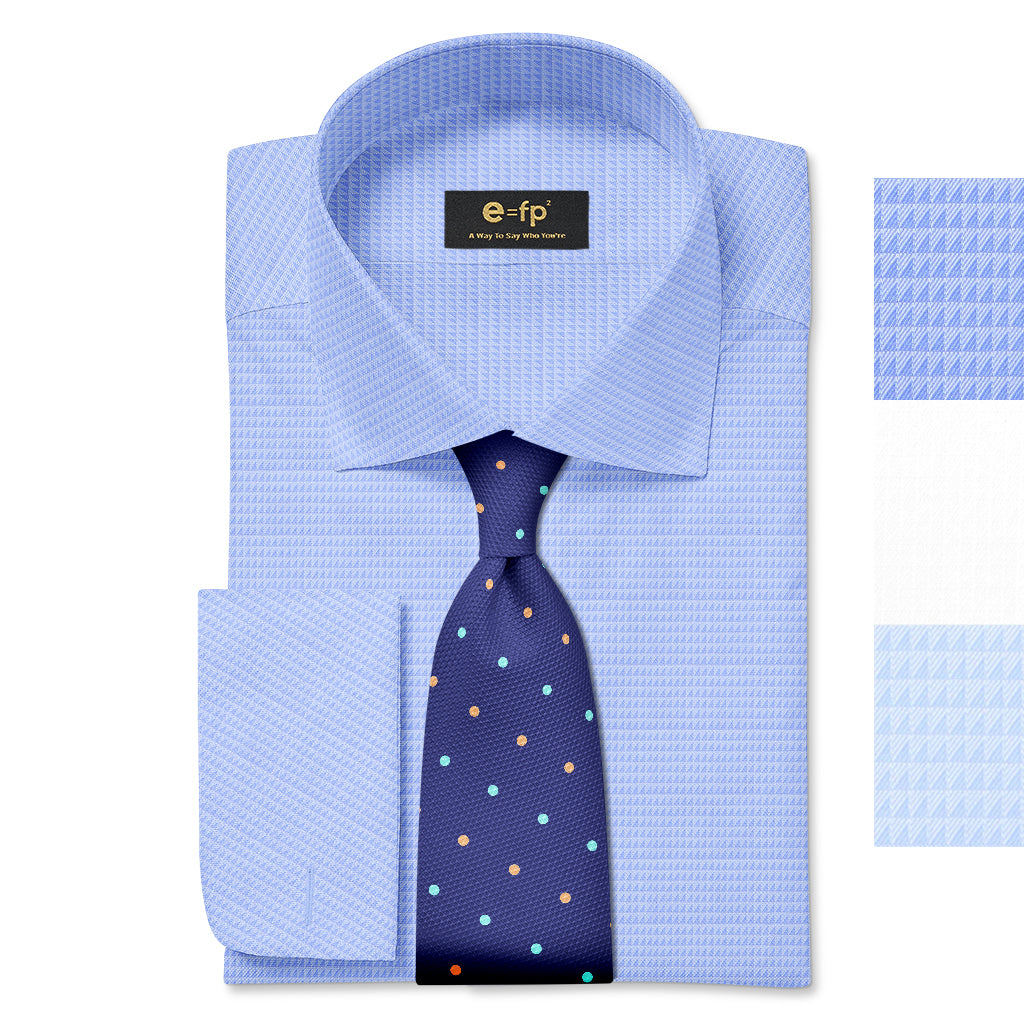 NON-IRON COTTON JACQUARD SHIRT - 3 COLORS