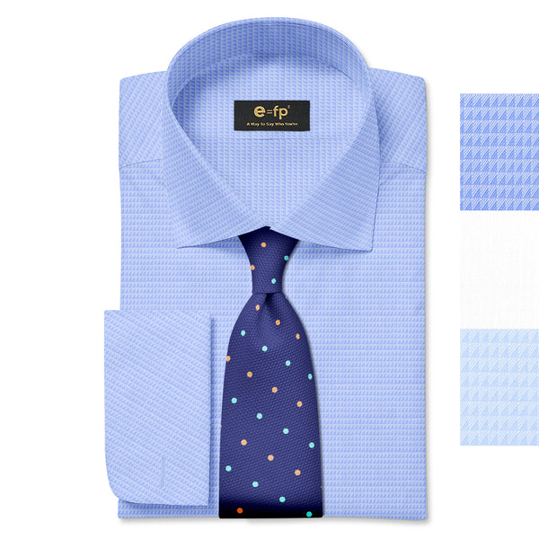 NON-IRON COTTON JACQUARD SHIRT - 3 COLORS