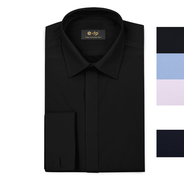 NON-IRON COTTON PLAIN SHIRT - 5 COLORS