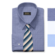 EASY IRON JACQUARD SHIRT - 3 COLORS