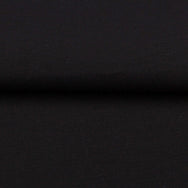 SILK TOUCH BLACK COTTON SHIRT WITH CONTRAST COLLAR
