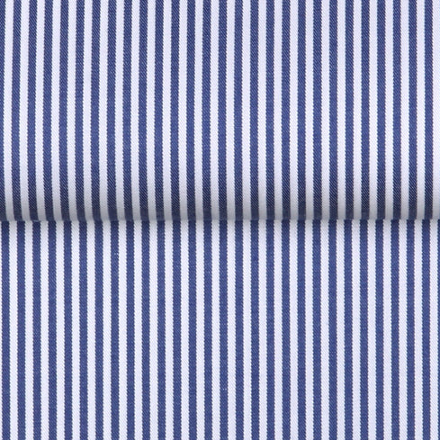 PREMIUM EASY IRON  STRIPE SHIRT WITH CONTRAST DETAIL - 3 COLORS