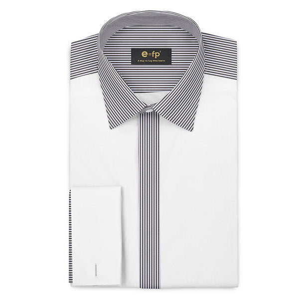 PREMIUM EASY IRON COTTON STRIPE SHIRT - 3 COLORS