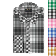 GINGHAM CHECK SHIRT - 6 COLORS