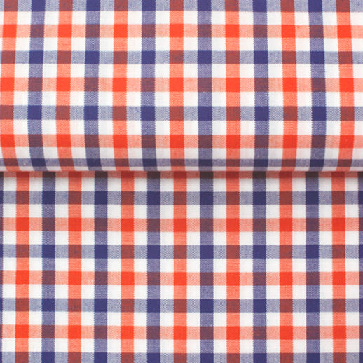 COTTON GINGHAM SHIRT - 6 COLORS
