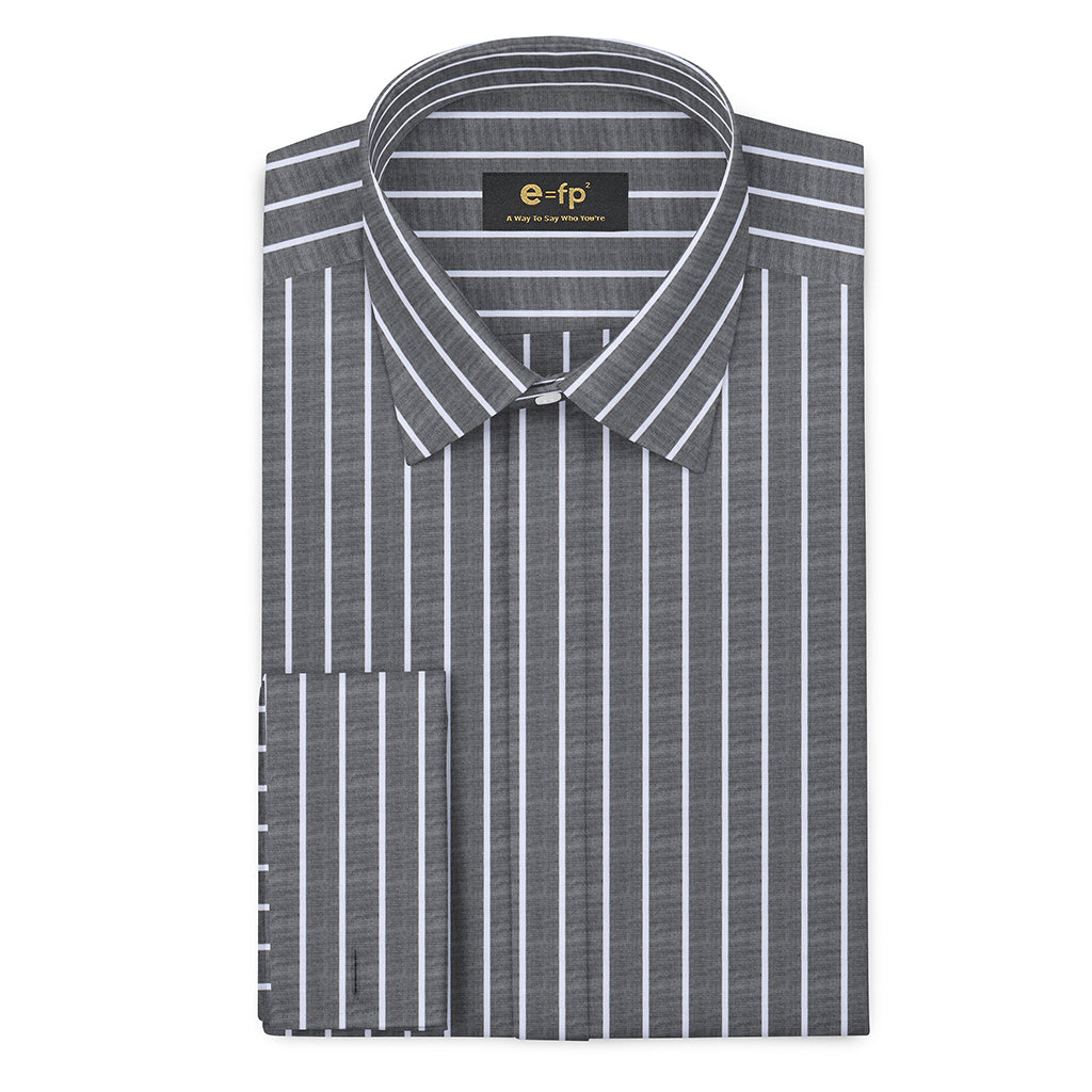 CLASSIC COTTON STRIPE SHIRT - 2 COLORS