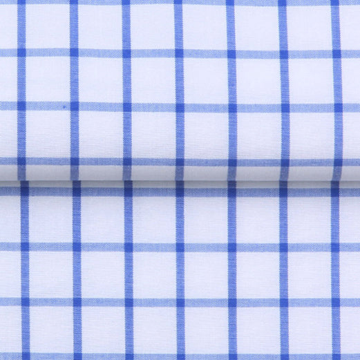 COTTON SMART SHIRT WITH GRID CHECK - 5 COLORS