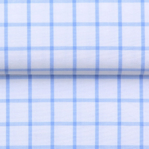 COTTON SMART SHIRT WITH GRID CHECK - 5 COLORS