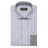 COTTON CHECK SHIRT WITH OR WITHOUT CONTRAST DETAIL