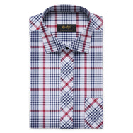 PLAID COTTON OXFORD SHIRT