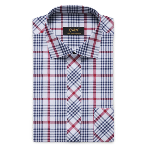 PLAID COTTON OXFORD SHIRT