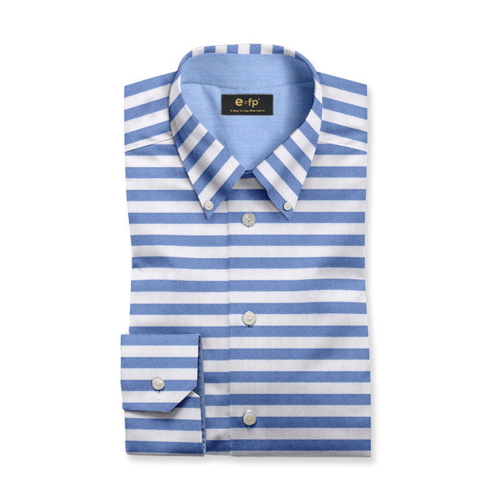 MOISTURE WICKING HORIZONTAL STRIPE SHIRT - 3 COLORS