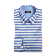 MOISTURE WICKING HORIZONTAL STRIPE SHIRT - 3 COLORS