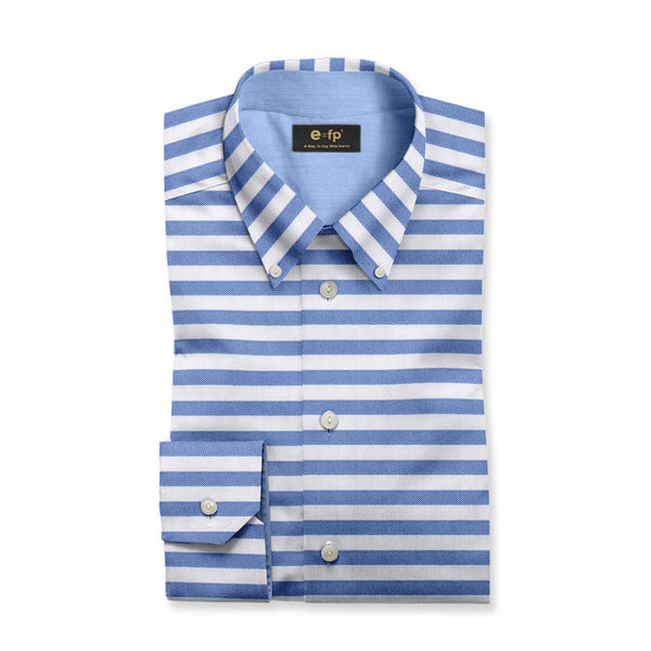 MOISTURE WICKING HORIZONTAL STRIPE SHIRT - 3 COLORS