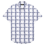 COTTON LINEN PRINT SHIRT