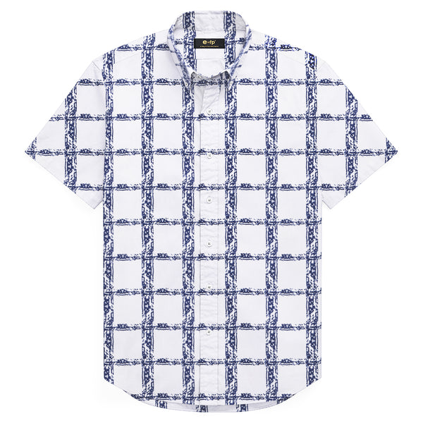 COTTON LINEN PRINT SHIRT